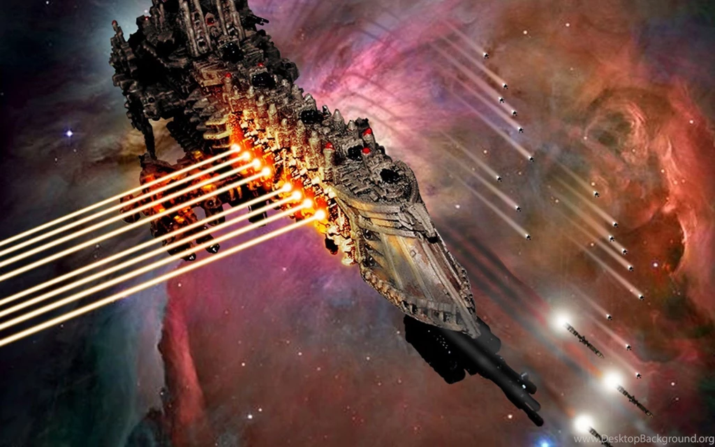 Gothic Space Battle Warhammer 40k Wallpapers