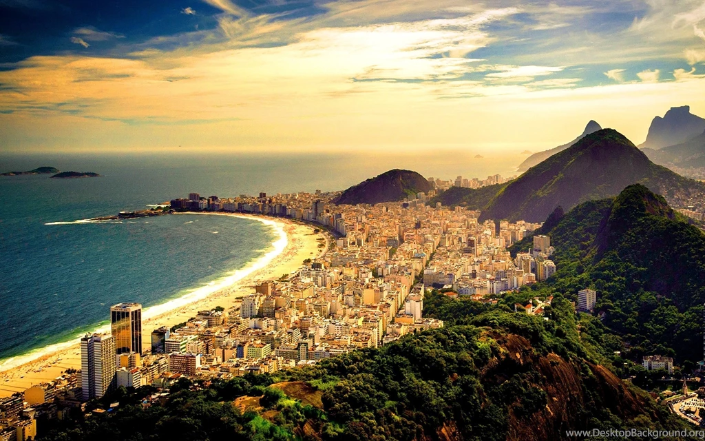 Copacabana Beach Rio De Janeiro Brazil Wallpapers 2880x1800 ...