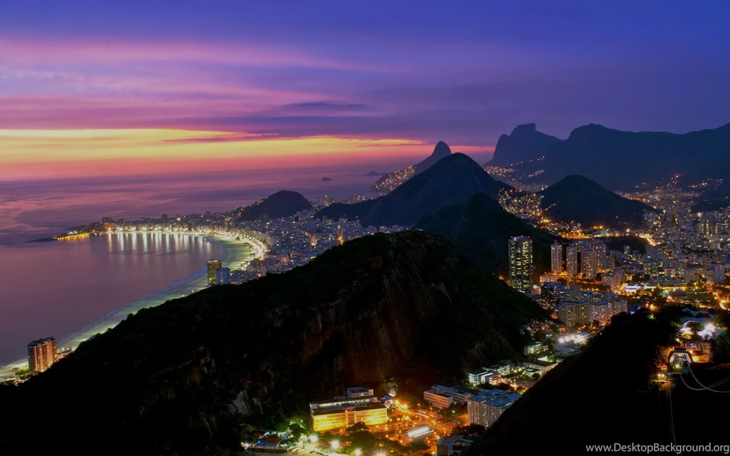 Rio De Janeiro Evening Lights