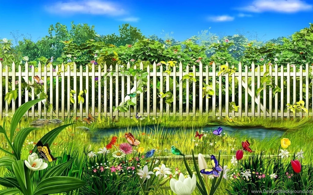 Wallpapers Desk : Cartoon Garden Stock PhotosWallpapers Desk