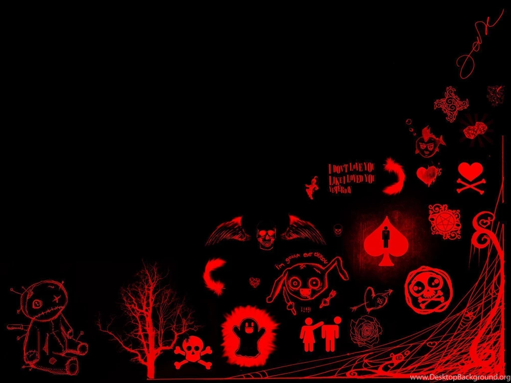 Emo Black And Red Hd Wallpapers Emo Black And Red Backgrounds For