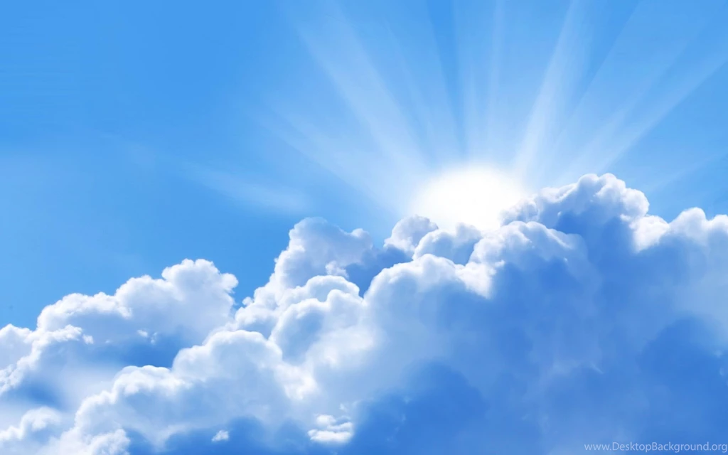 Blue Sunny Sky Wallpapers