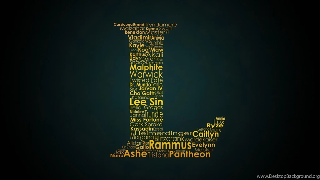 Video Games League Of Legends Typography Riot Games Wallpapers ...