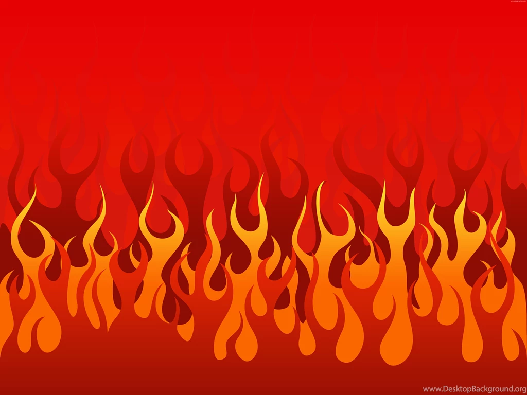 Hot Flames Black Backgrounds