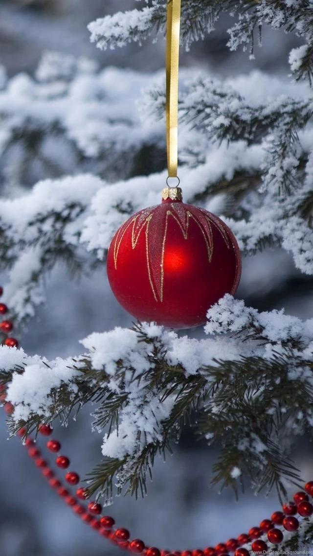White Christmas Ball iPhone 5s Wallpapers Download
