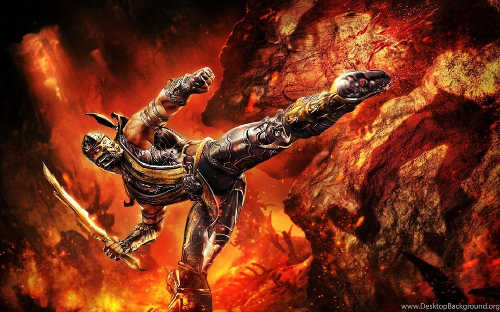 Mortal Kombat Scorpion Wallpapers HD Download For Desktop