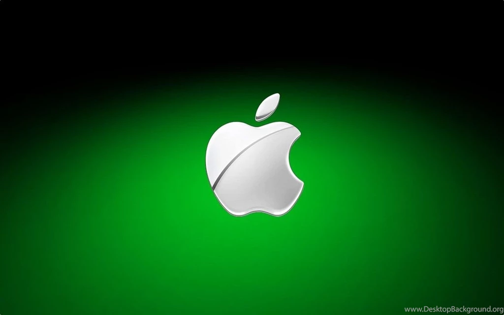 Green Apple Fruitlogo Wallpapers Hd