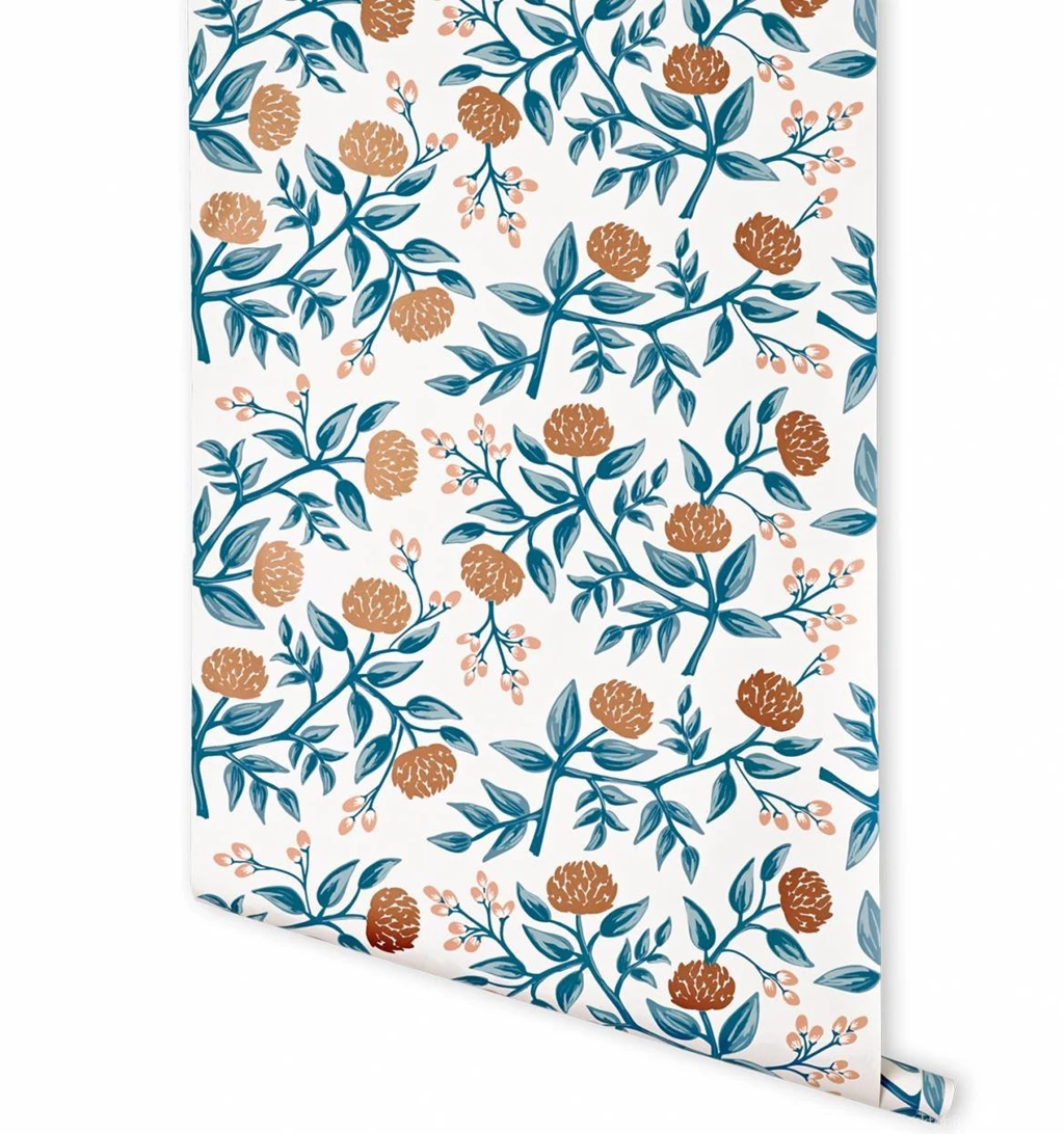 Peonies (Copper) Wallpapers By RIFLE PAPER Co.