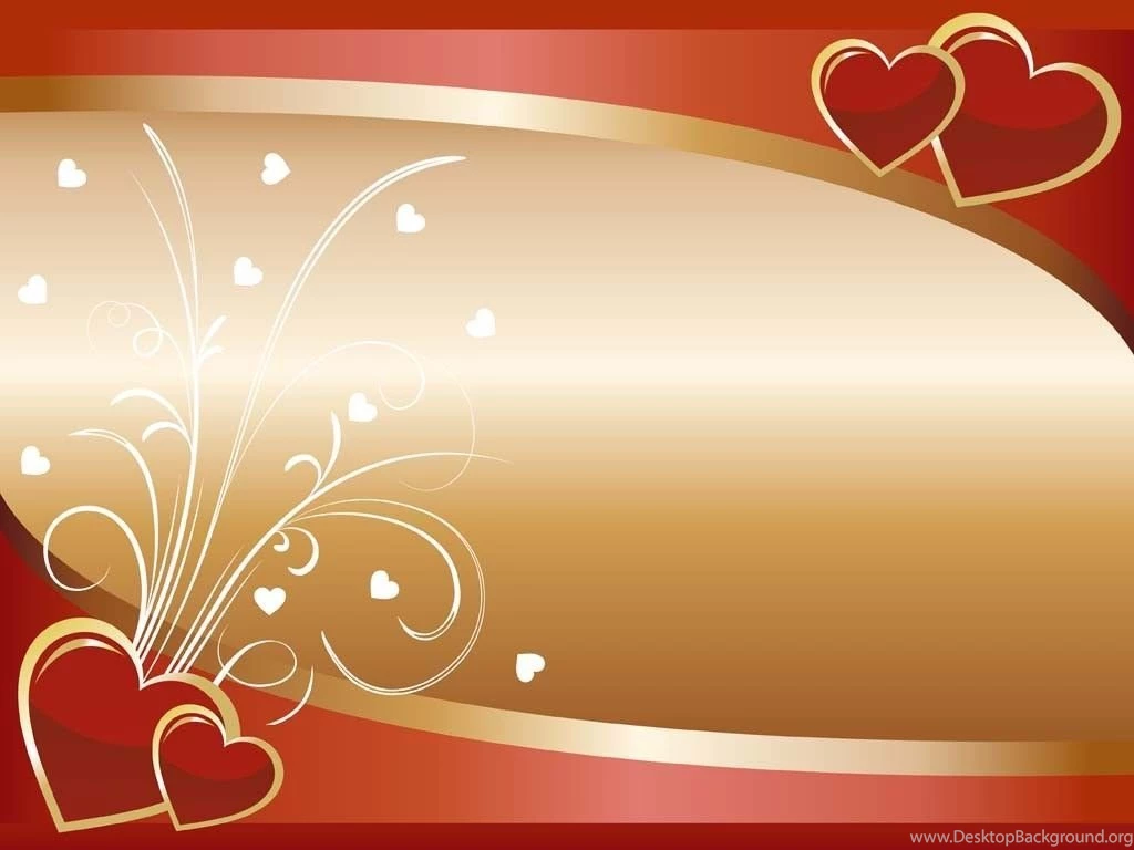 Free Wedding Double Hearts Backgrounds For PowerPoint ...