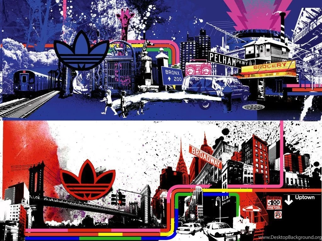 Wallpapers Adidas X New Originals 1024x768