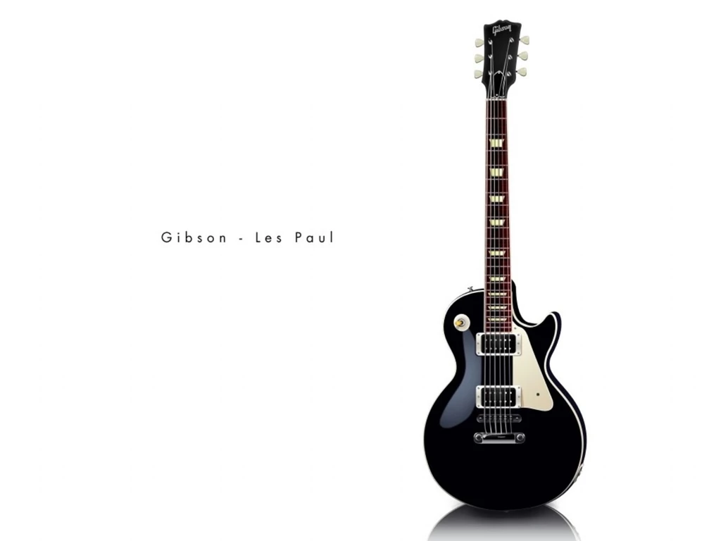 Desktop Wallpaper, Gibson Les Paul. Clean, Plain Simple Guitar