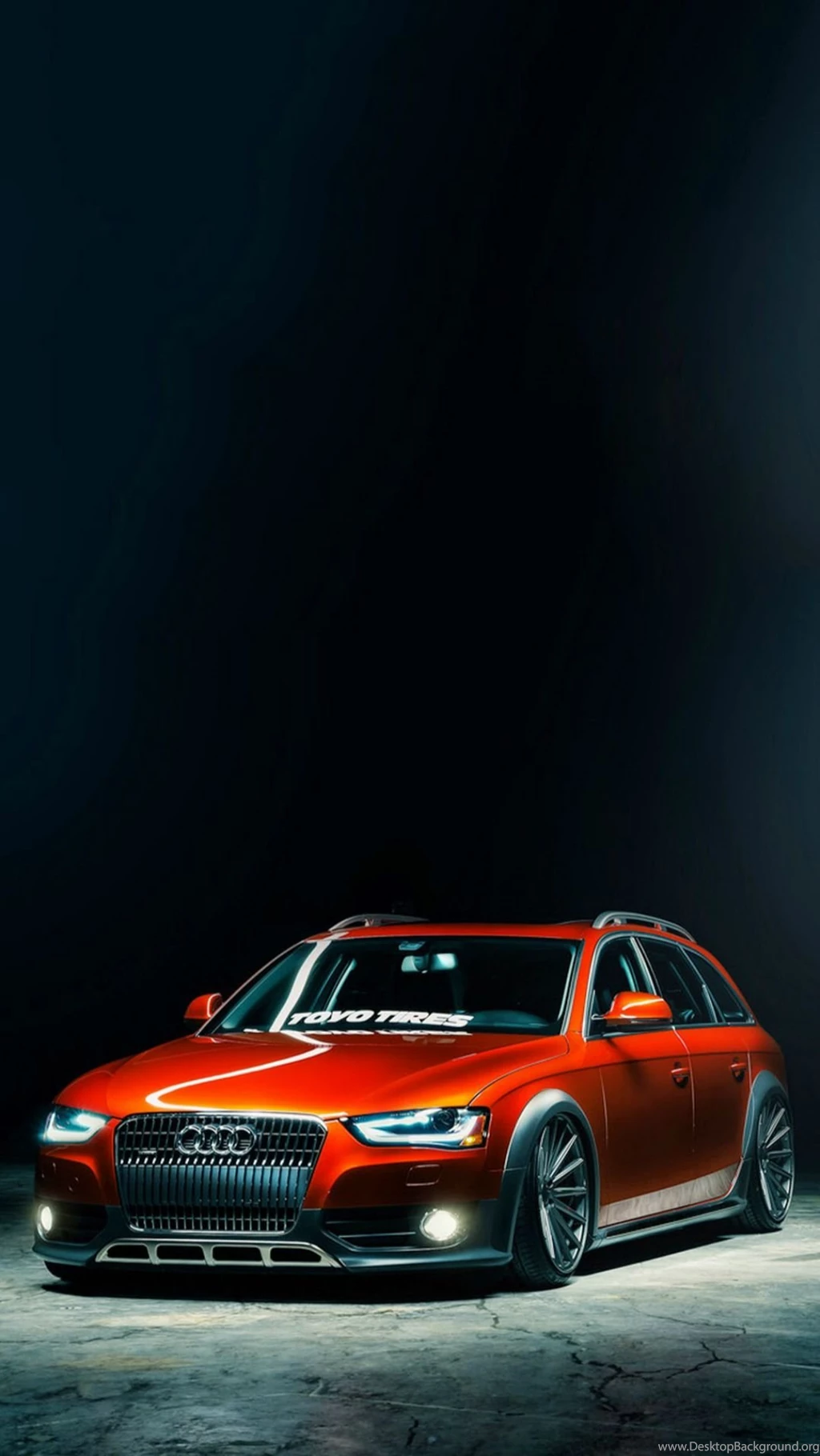 Slammed Audi A4 Allroad iPhone 6 Wallpapers Download