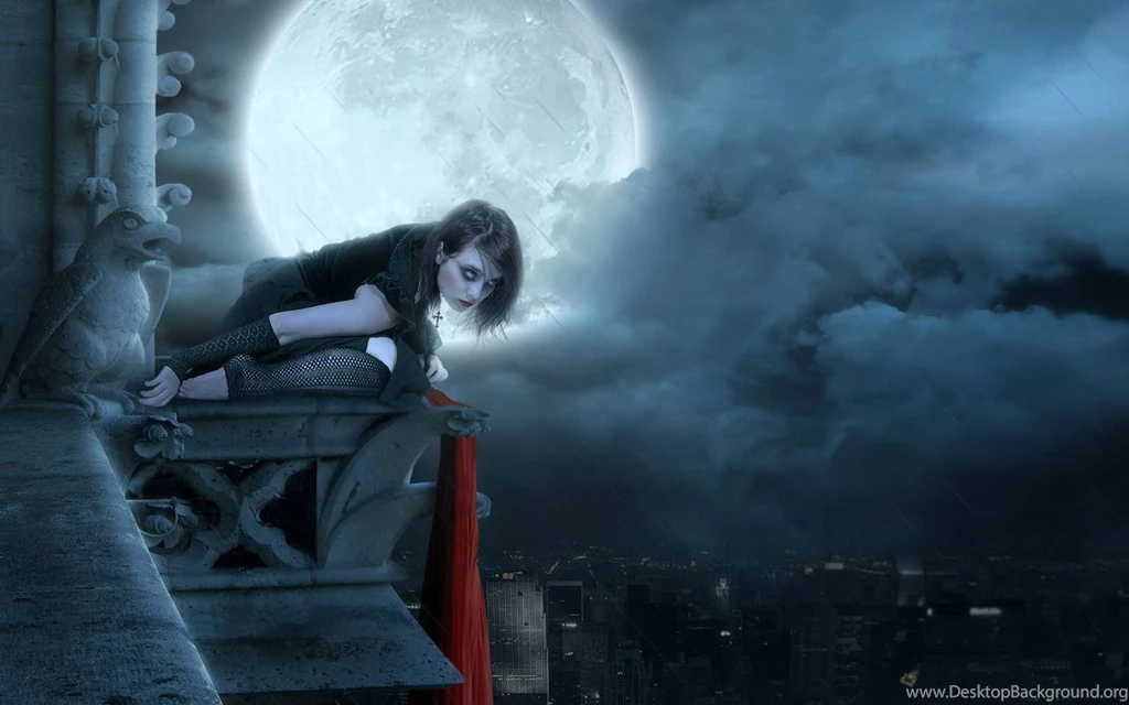 Women Photography Artwork Nighttime Wallpapers (