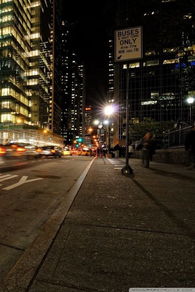 Night Time In New York HD Desktop Wallpapers : High Definition ...