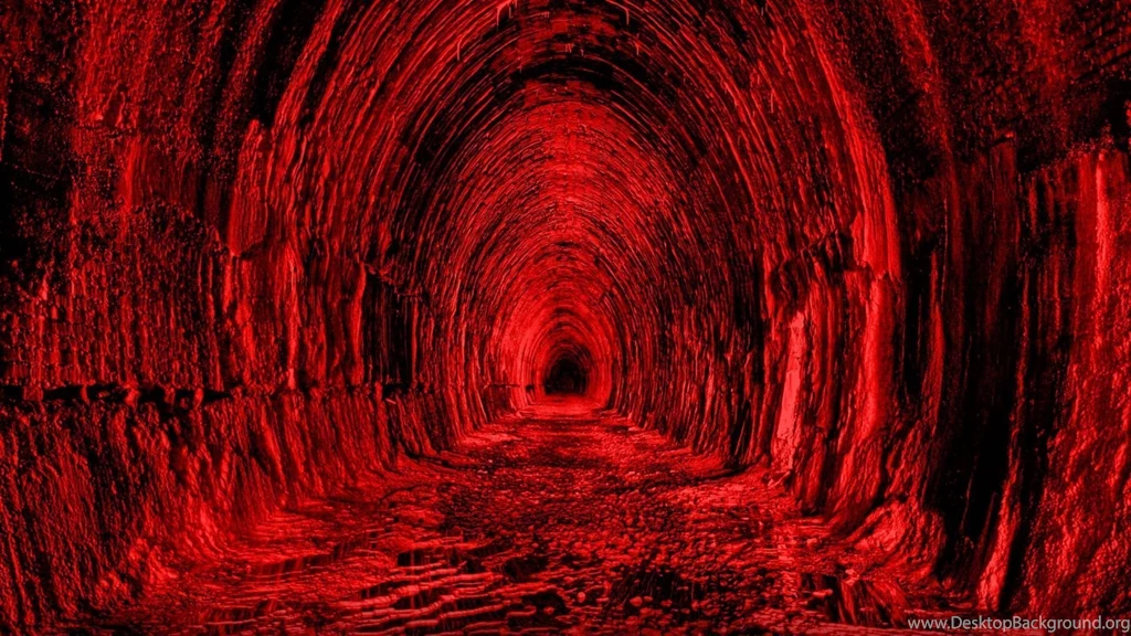 Full HD Wallpapers Tunnel Infinity Dark Red, Desktop Backgrounds HD ...