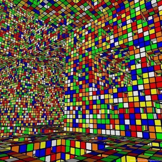 Rubik's Cube Fractal Widescreen Wallpapers