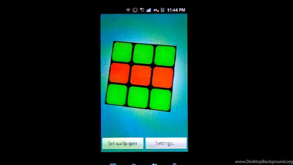 Scrambling Rubik's Cube : Live Wallpapers Android YouTube