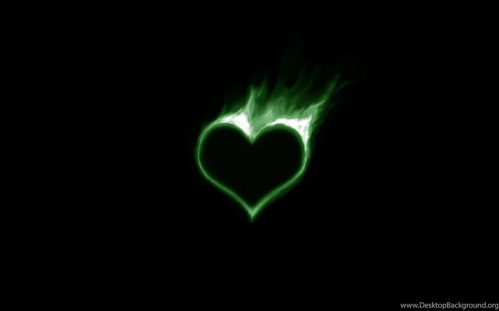 Green Heart Wallpapers Top Wallpapers Desktop