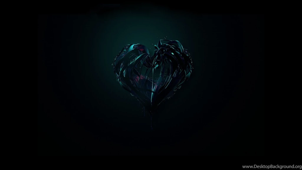 Black Hearts Desktop Backgrounds HD 1920x1080