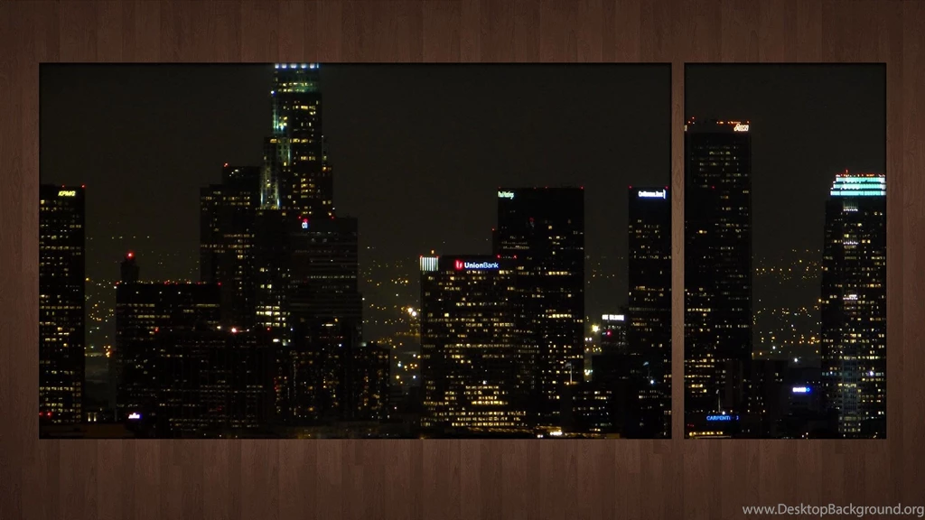 Night Usa Los Angeles Cities Skyline Wallpapers