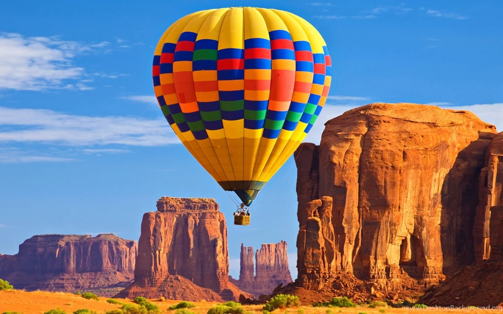 Arizona Hot Air Balloon Monument Valley USA HD Wallpapers