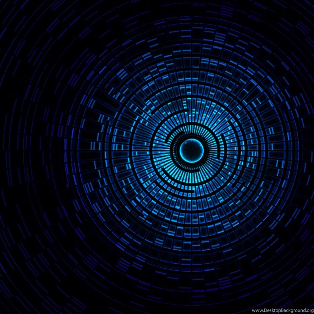 Download Wallpapers 2048x2048 Abstraction, Passage, Light, Black ...