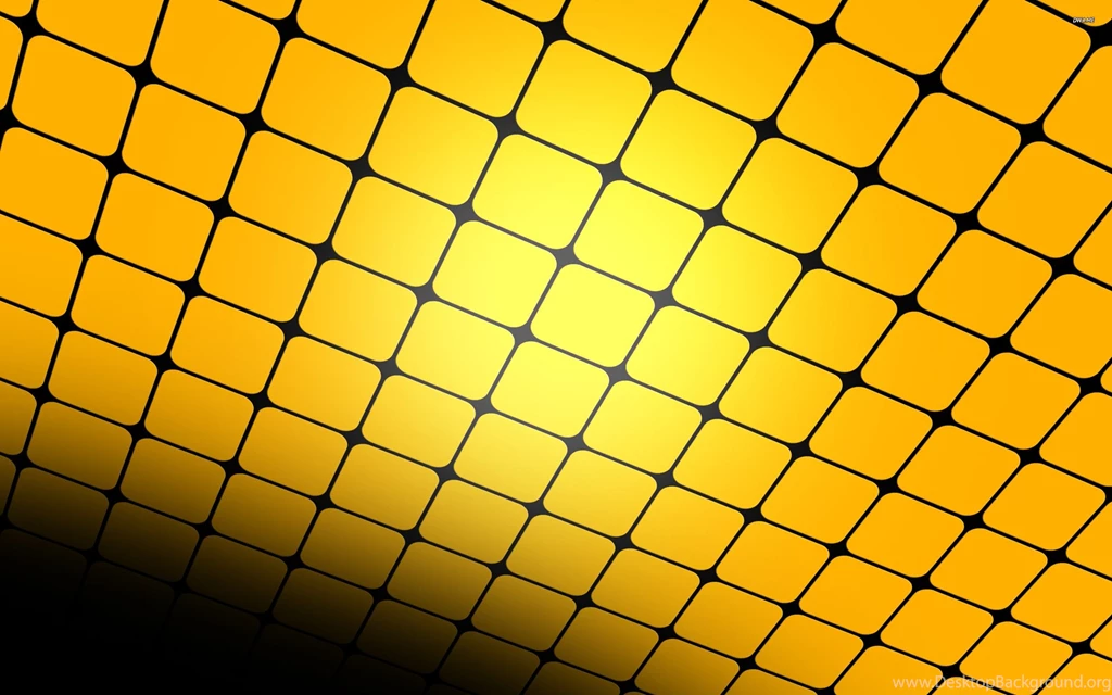 Yellow Grid In Perspective Wallpapers Abstract Wallpapers