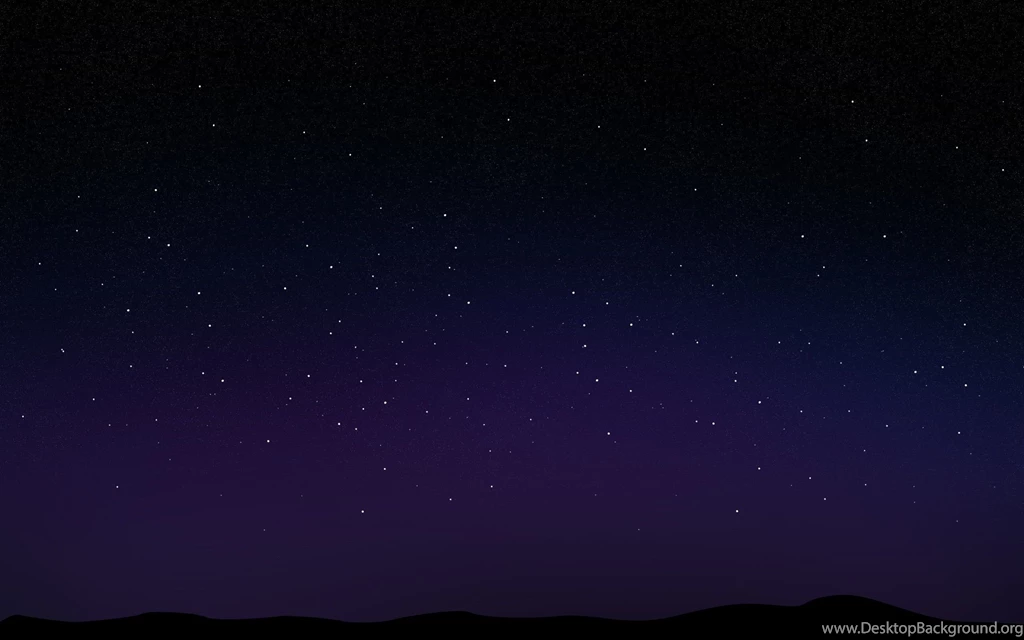 Dark Starry Night Sky