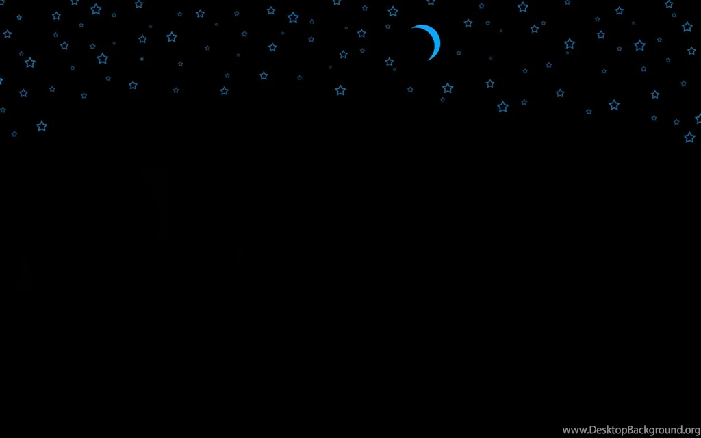 Blue Black Star Night Moon Minimalism Hd Wallpapers 57793 1768702