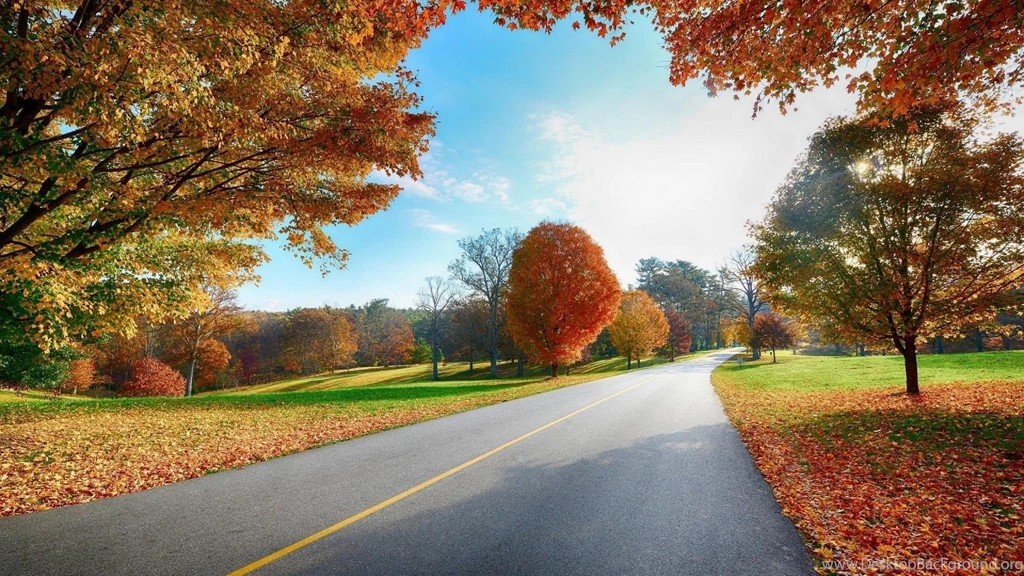 Road, Landscape, Autumn :: Wallpapers