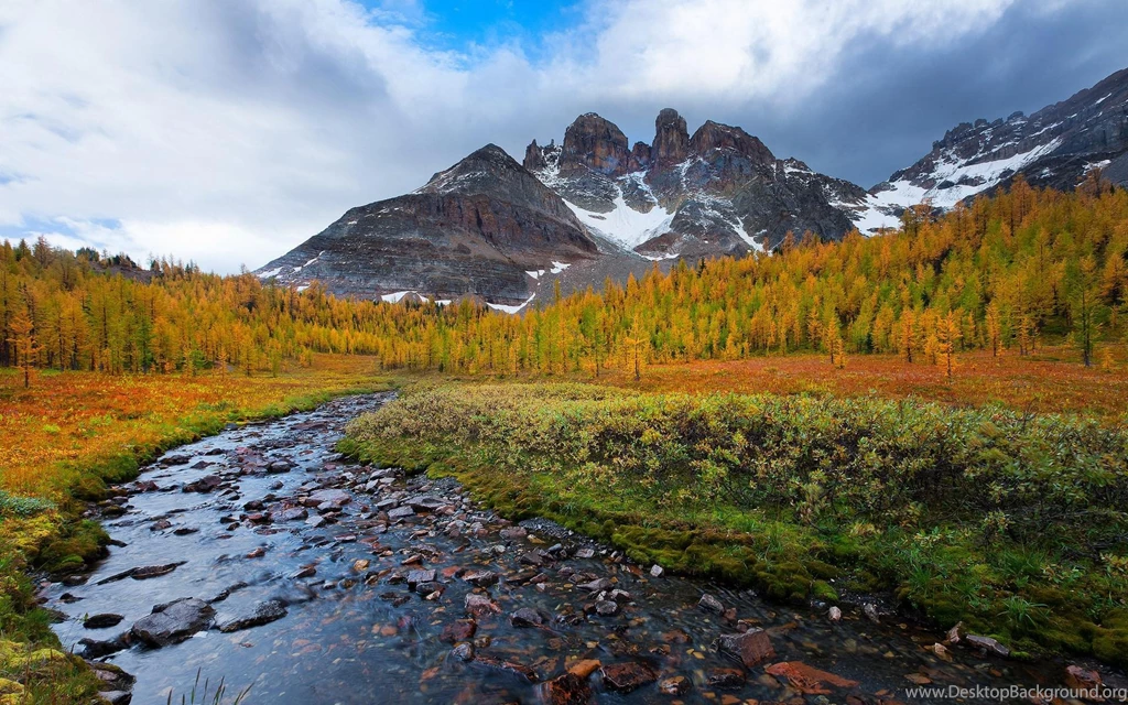 Mountains Landscape Stream Autumn 1080p >> HD Wallpaper, Get It Now!