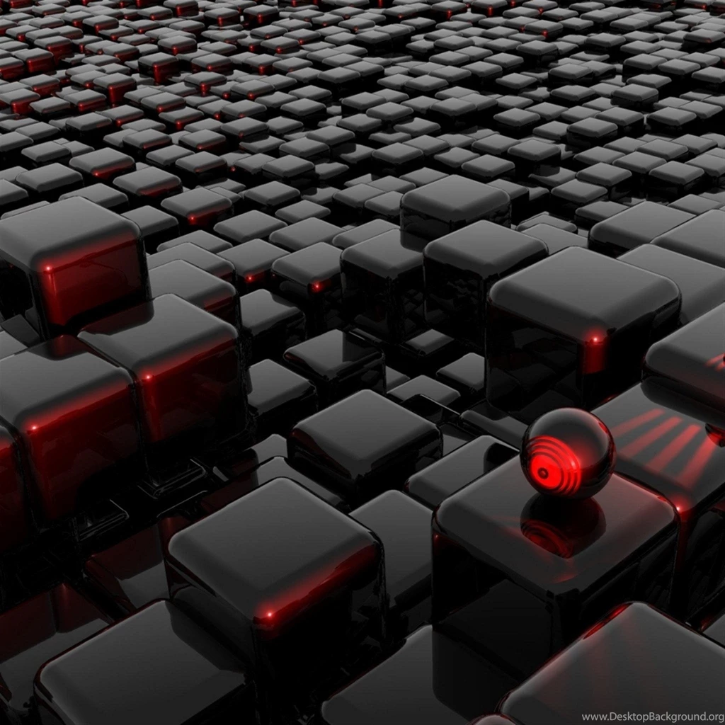 IWallpapers Sphere Among Cubes