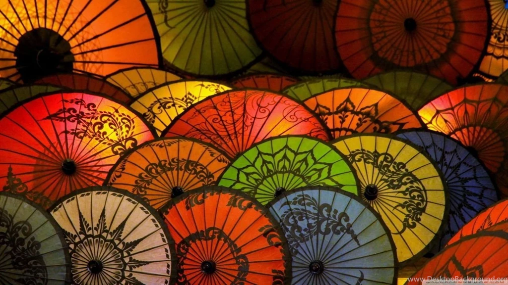 Japanese Umbrellas HD Desktop Wallpapers : High Definition ...
