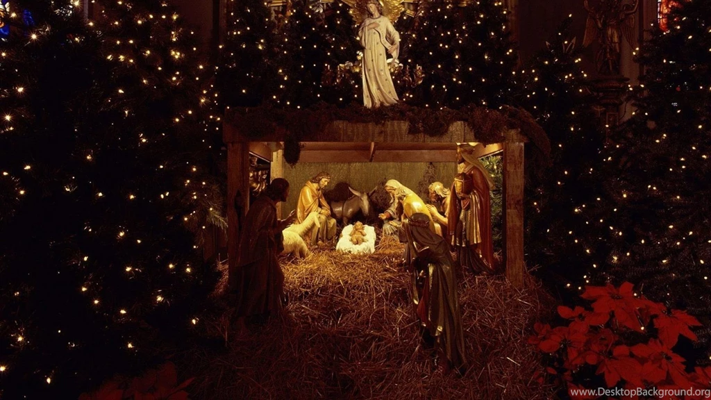 Download Wallpapers 1920x1080 Christmas, Jesus, Nurseries ...