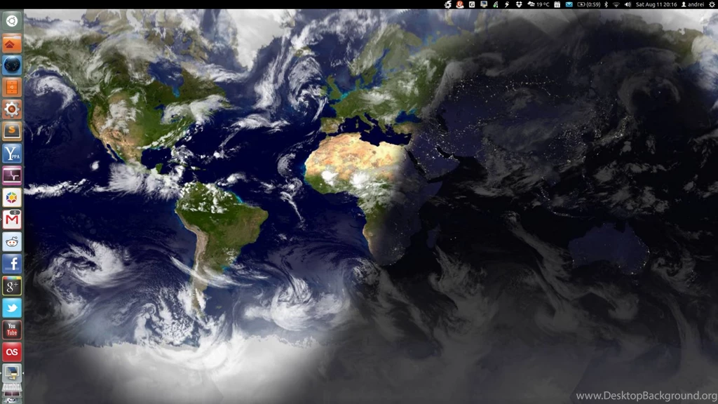 Use Wallpapers Clocks, Live Earth Wallpapers In Ubuntu With ...
