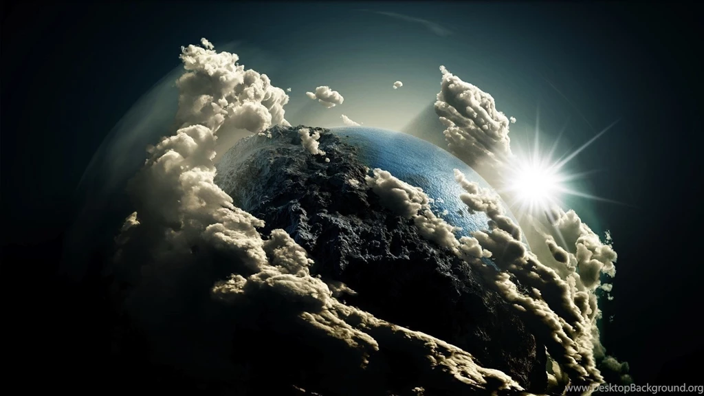 Earth Covered With Massive Clouds Desktop Backgrounds HD 1920x1080 ...