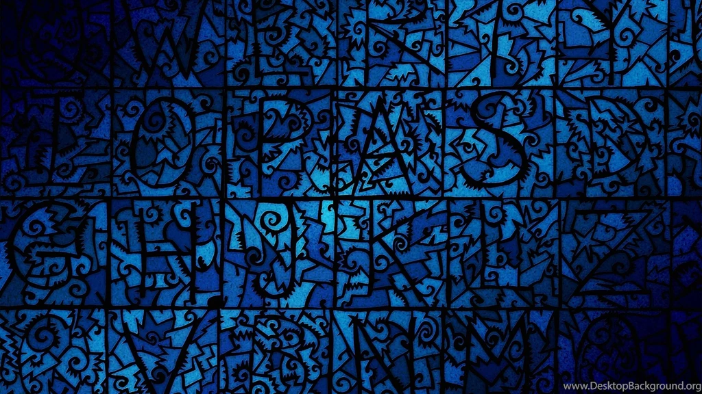 Blue Stained Glass Mac Wallpapers Download