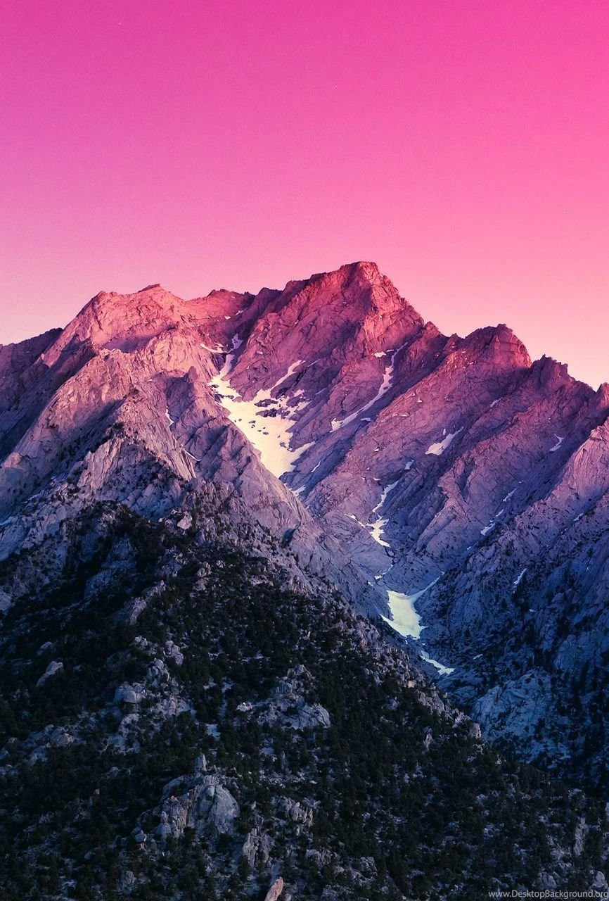 Download This Pink Mountain Wallpapers For IPhone...   EMKWAN