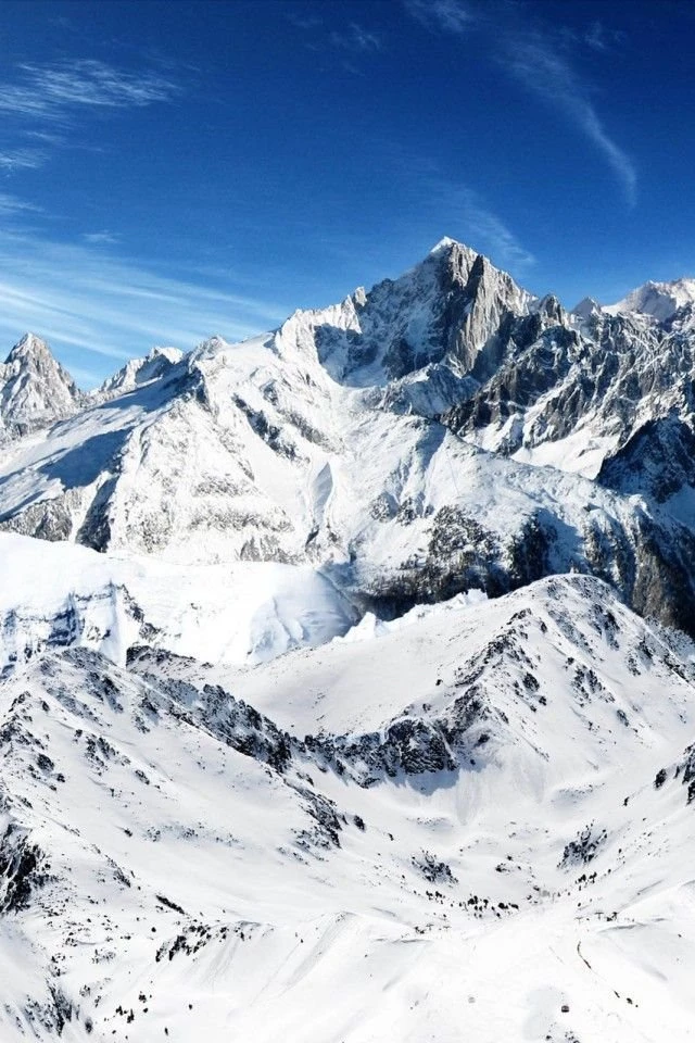 Snowy Mountain Iphone Wallpapers