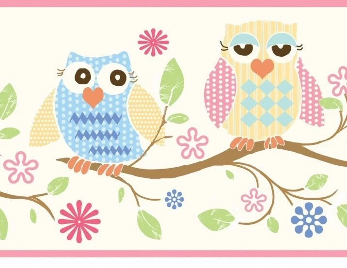 Wise Owls Wallpapers Border