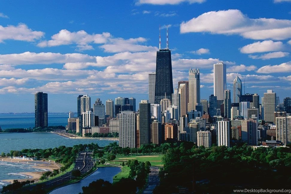 Chicago City Light Skyline Wallpapers Download