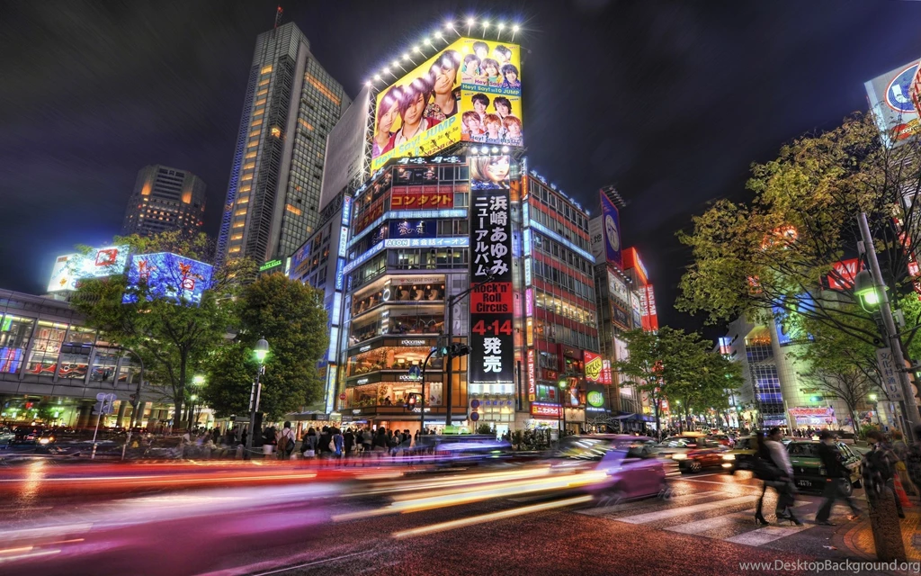 Download Wallpapers The Mean Streets, Tokyo, Japan, Japan, Night ...