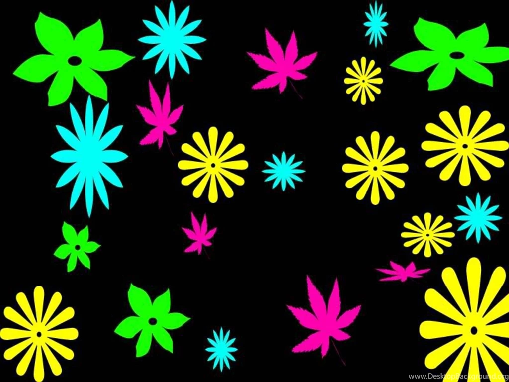 Flowers   Neon Colors Rock Wallpapers (18994421)   Fanpop