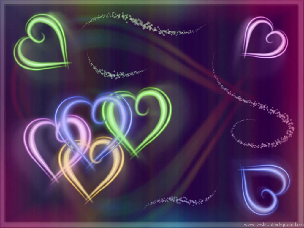 Hearts Neon Colors Rock Wallpapers (18994394) Fanpop