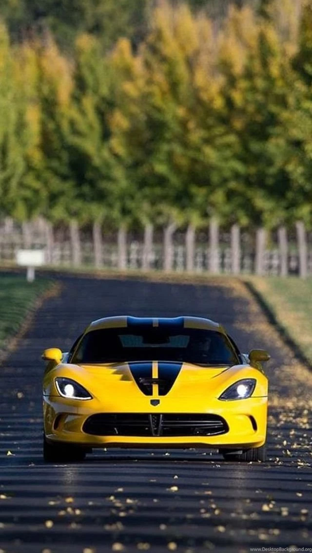 Yellow Car On Railway iPhone 5s Wallpapers Download