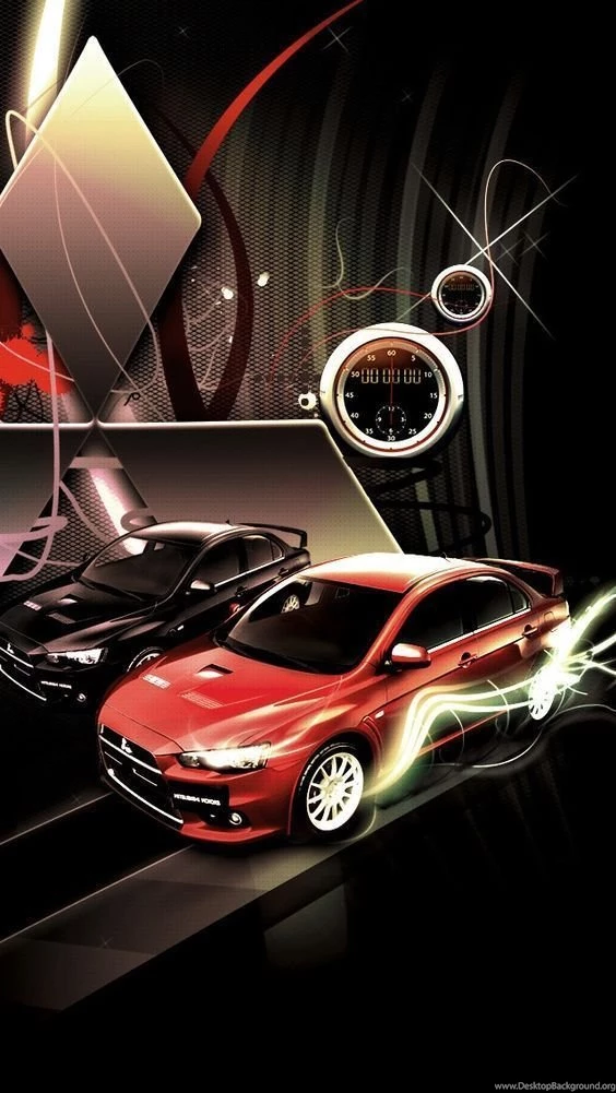 Mitsubishi Lancer Evolution Logo iPhone 5 Wallpaper. Find More ...