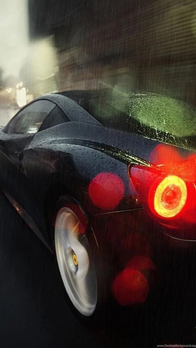 Rainy Bokeh Running Car Macro iPhone 5s Wallpapers Download ...