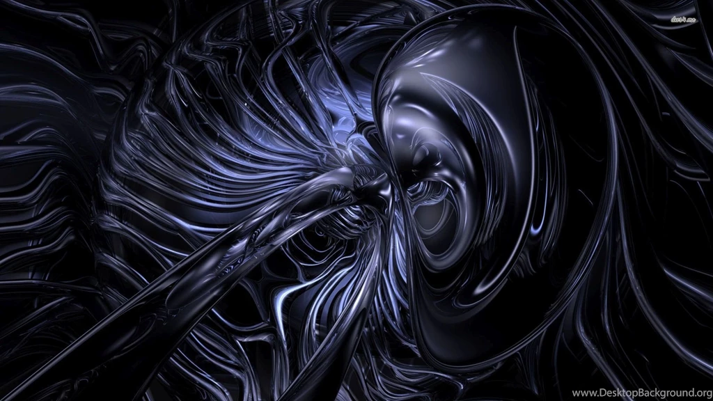 Metallic Swirls Into The Darkness Wallpapers Abstract Wallpapers ...