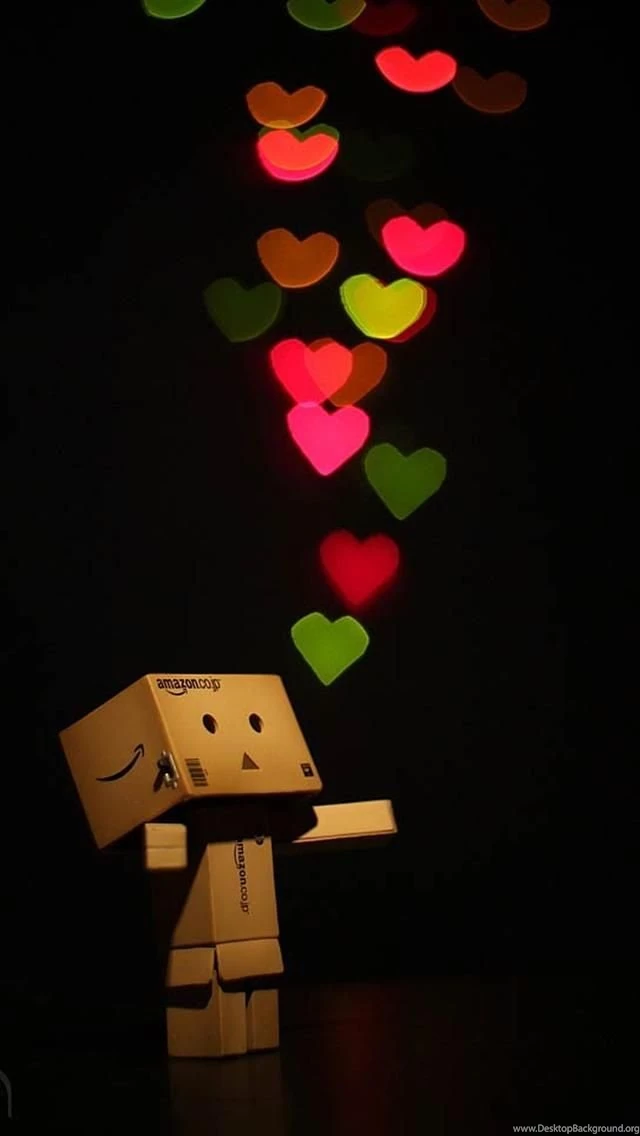 Cute Danbo Love Backgrounds For Iphone 5 PowerballForLife