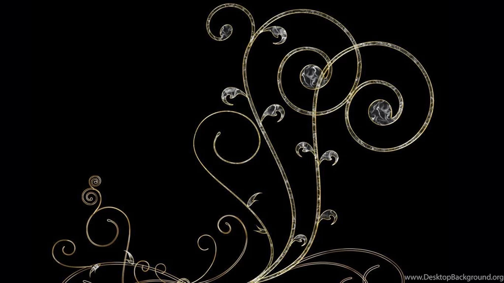 HD Backgrounds Gold Designs On Black Backgrounds Wallpapers ...